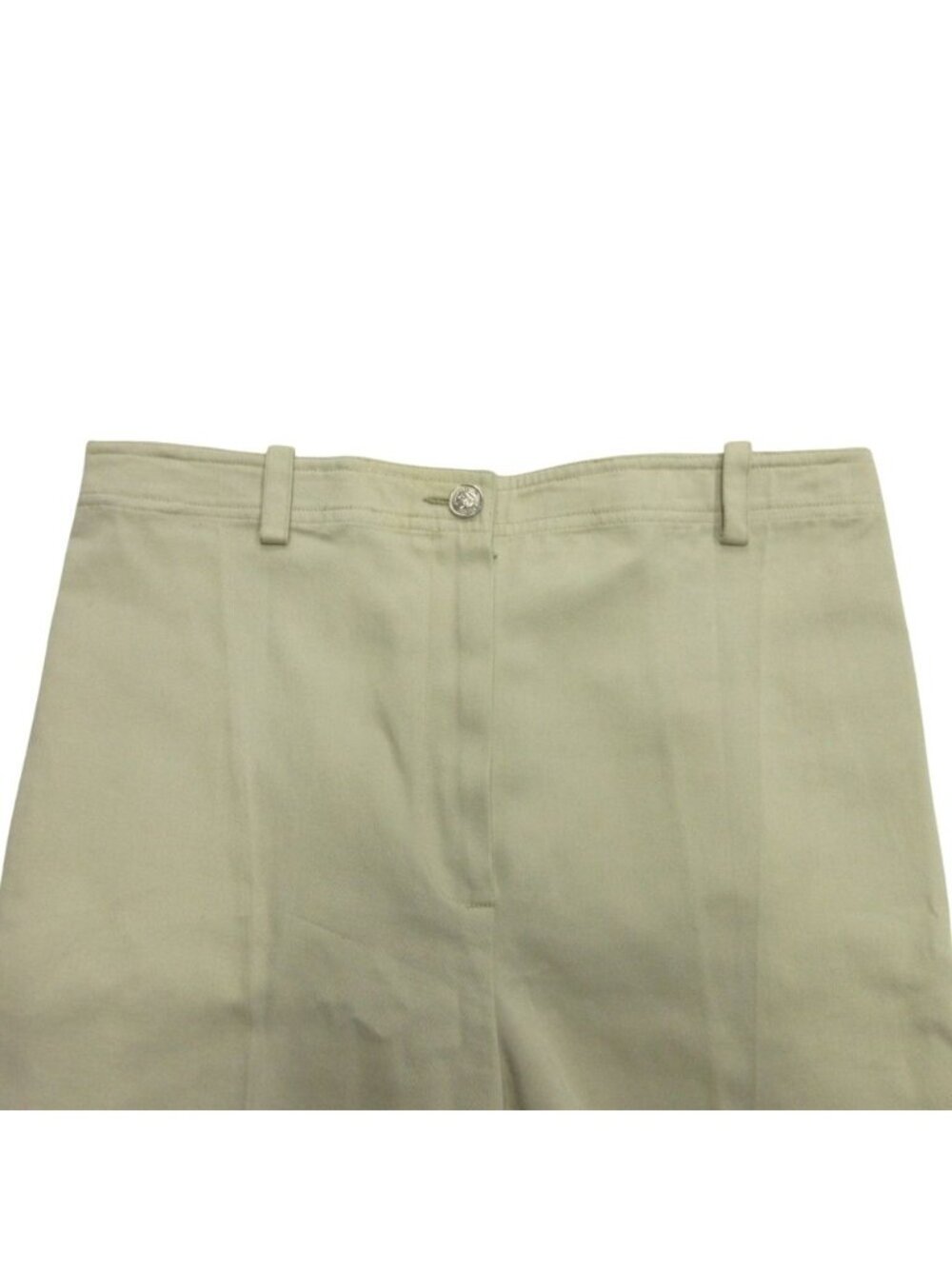 Chanel de Pants CC Logo Tale Ji Beige LadySecond - Picture 5 of 10